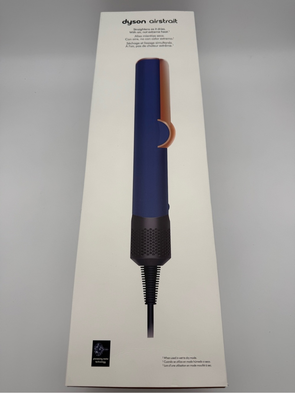Dyson Airsrait Hair Straightener - Blue with Copper Accents